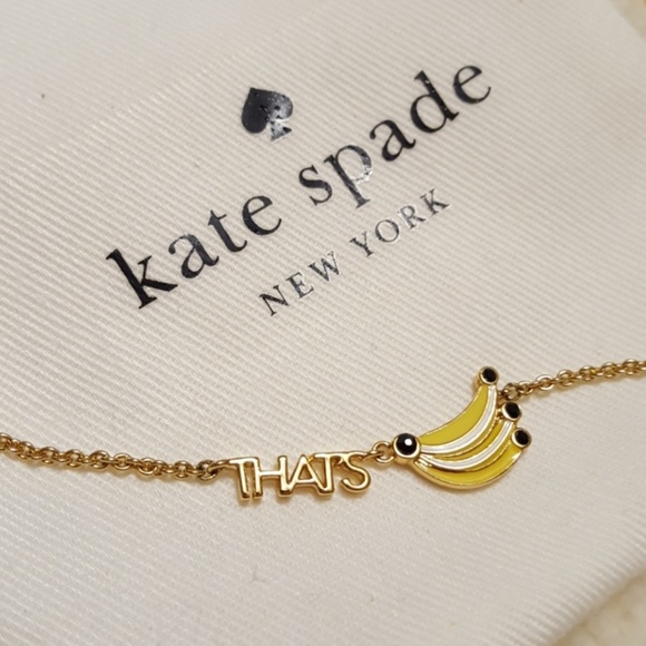 kate spade Jewelry - Kate Spade That's Bananas Out of Office necklace